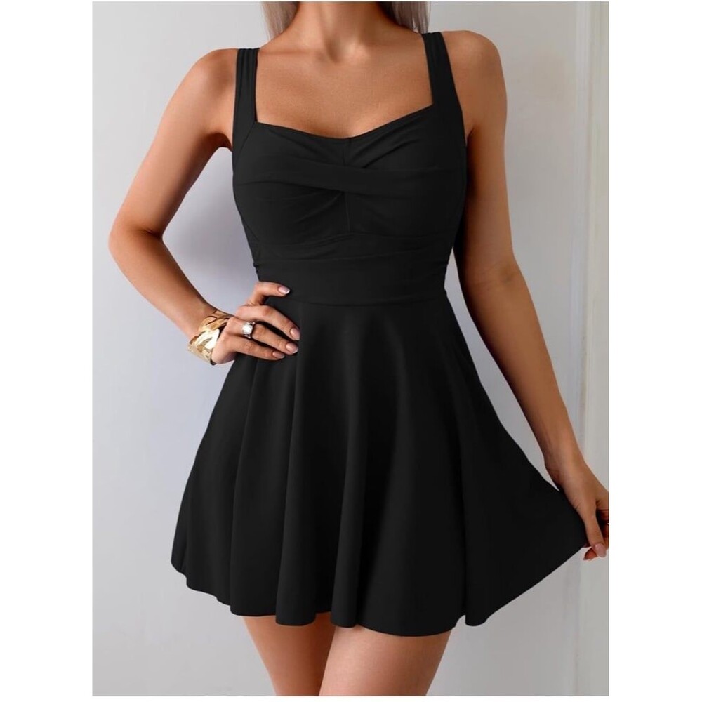 NWT B2PRITY One Piece Swimdress Swimsuit for Women Tummy Control Wrap Size M - Picture 9 of 12